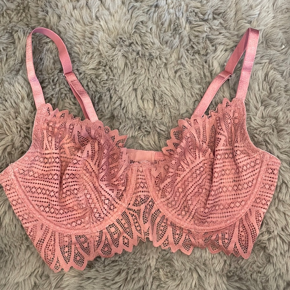 Rose lace bralette